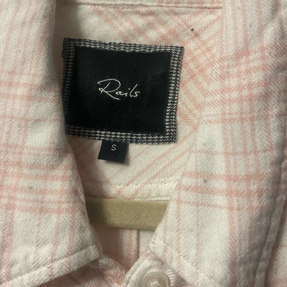 RAILS pink plaid top - Picture 2 of 2